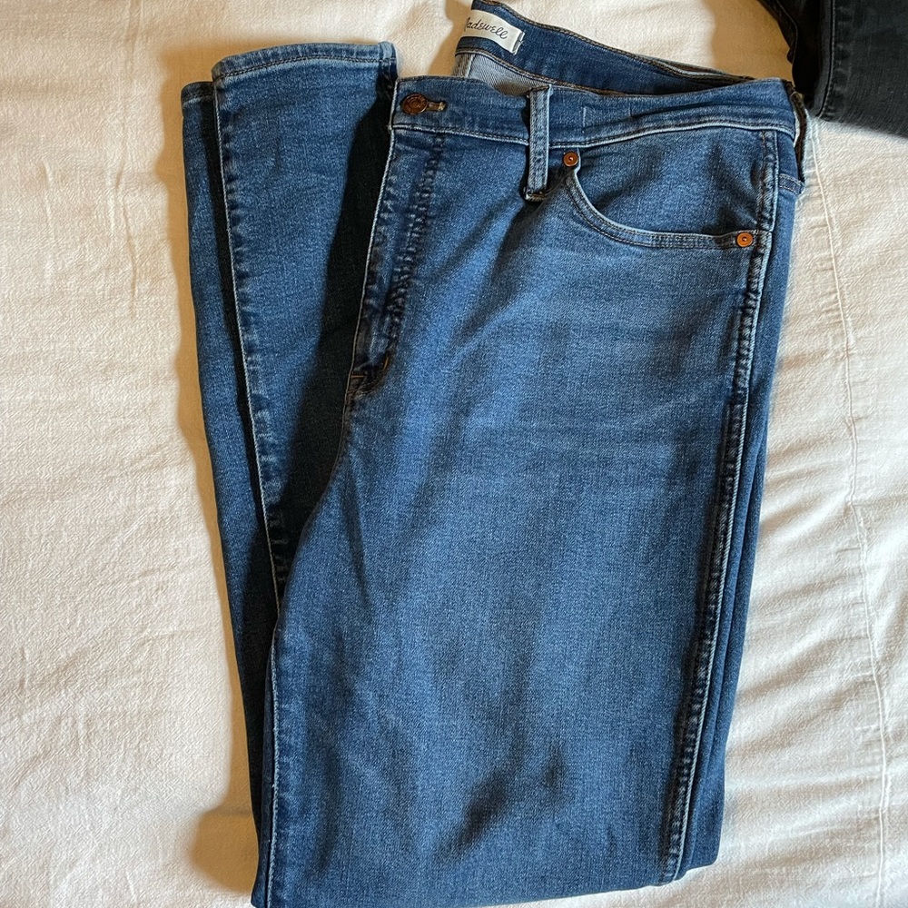 Madewell size 34 tall high rise skinny jeans